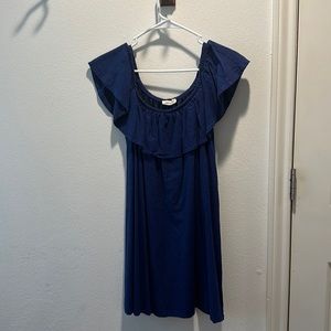 Off the shoulder blue dress size women’s small